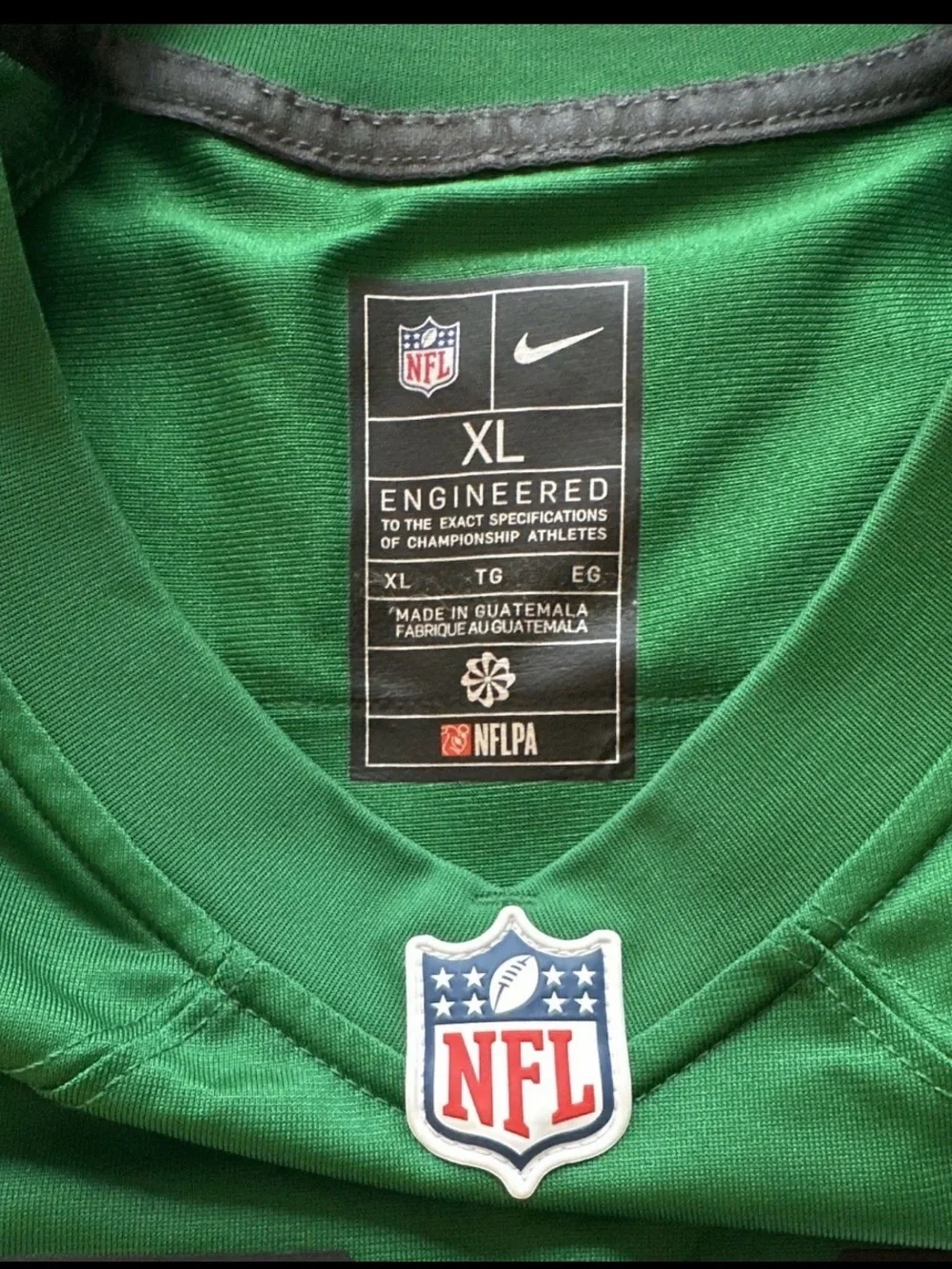 Nike Green Men’s Football Jersey with White 62
